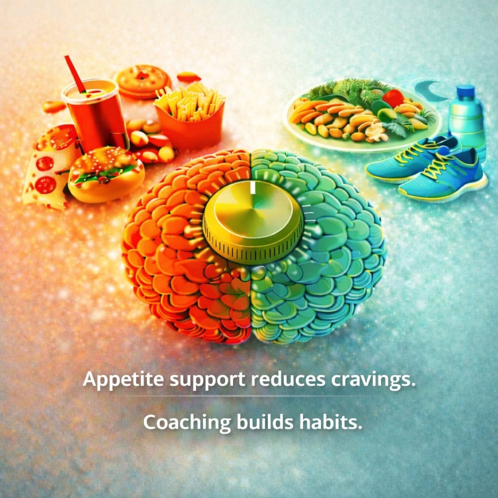 Appetite support program for sustainable weight loss