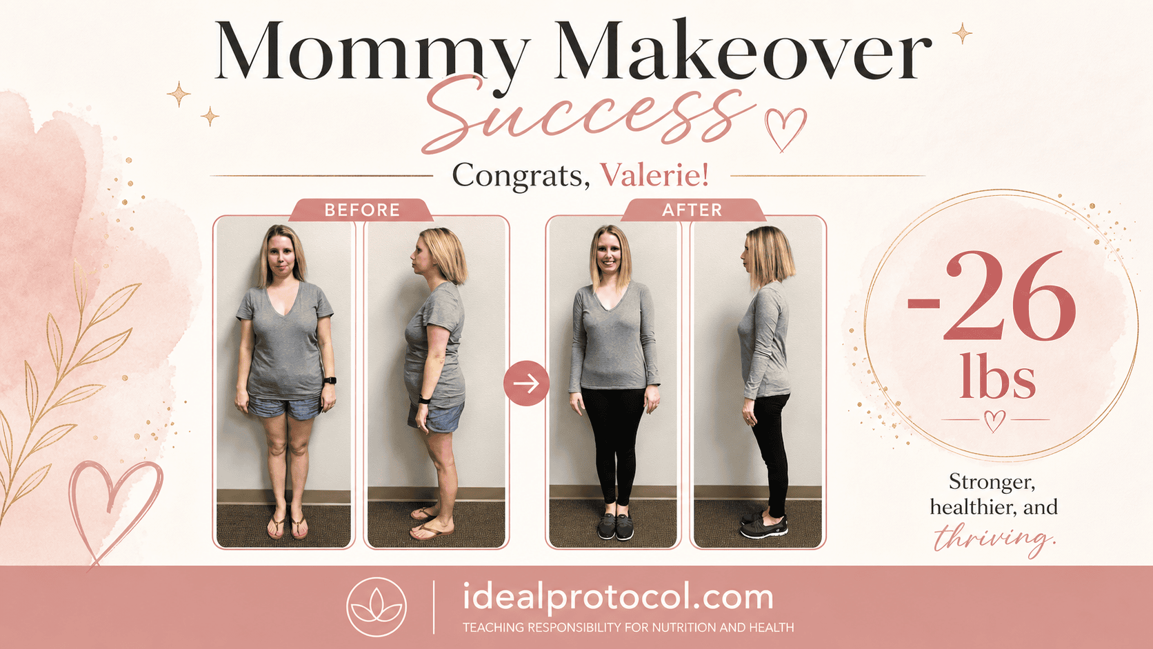 Valerie Ideal Protocol transformation
