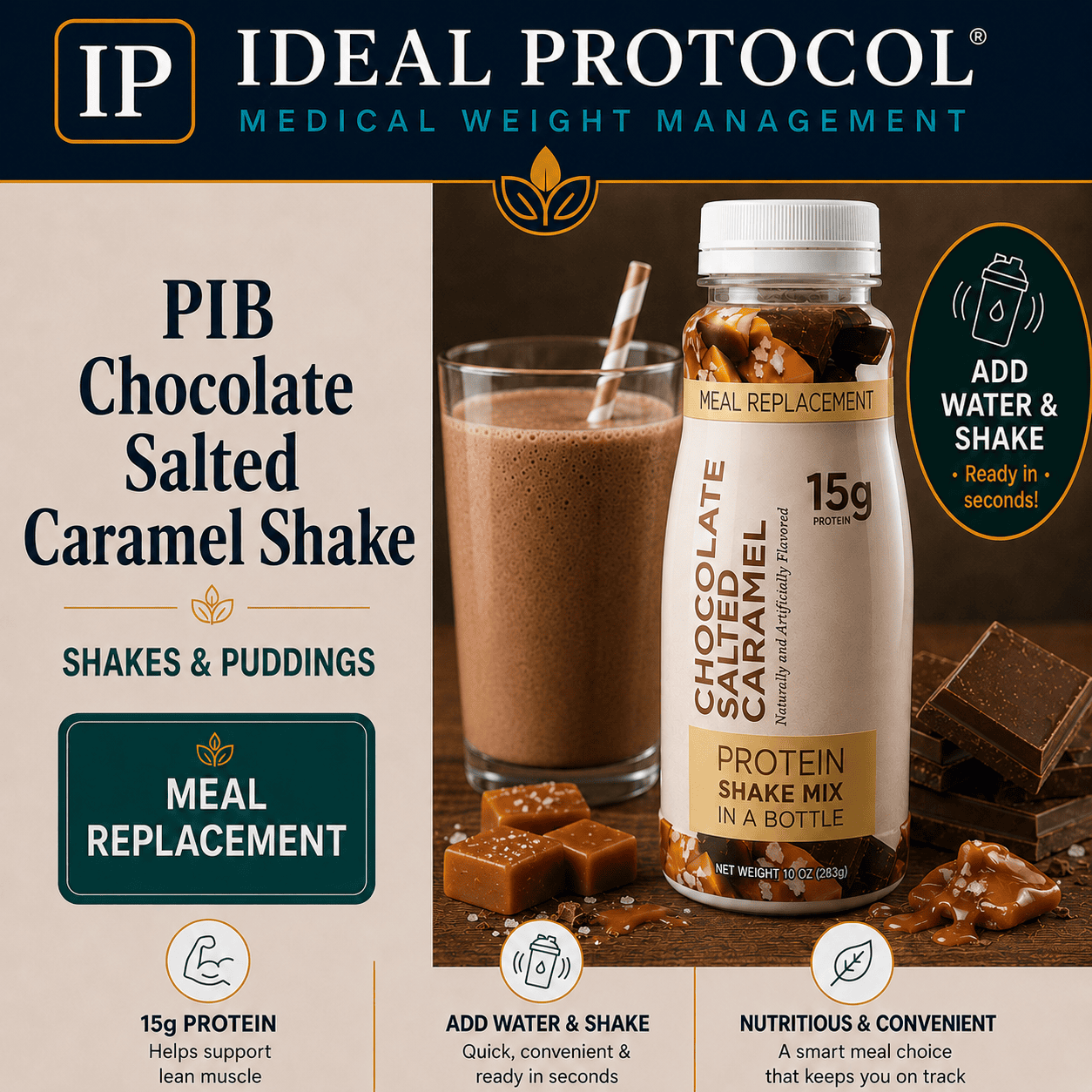 Chocolate Salted Caramel PIB Shake product image