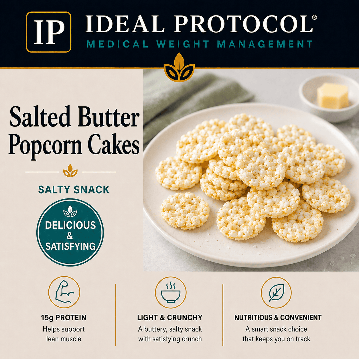 Salted Butter Popcorn Cakes product image