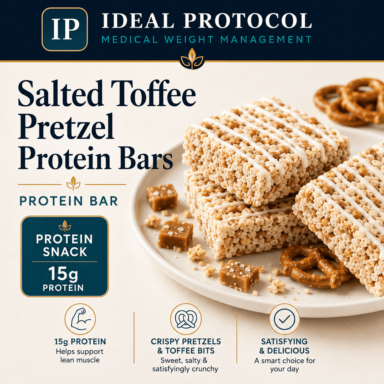 Salted Toffee Pretzel Bars product image